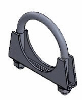Clamping Piece, exhaust system