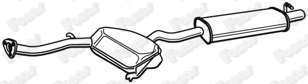 Rear Muffler (610624)