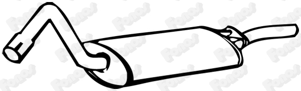 Rear Muffler (616128)