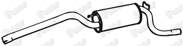 Rear Muffler (612429)