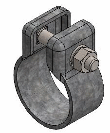 Clamping Piece, exhaust system