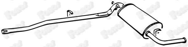 Rear Muffler (61084)