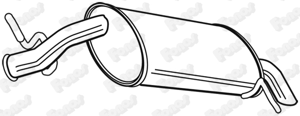 Rear Muffler (615288)