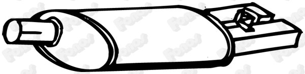 Rear Muffler (617744)