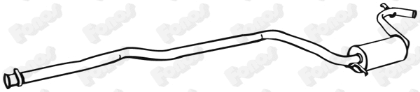 Centre Muffler (619132)