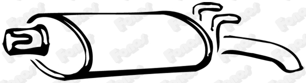 Rear Muffler (611323)