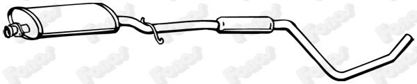 Centre Muffler (612190)