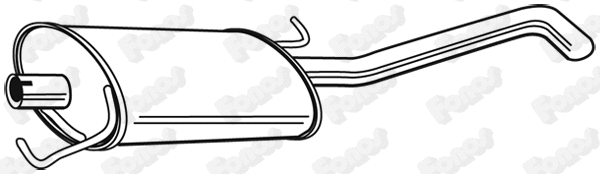 Rear Muffler (23191)