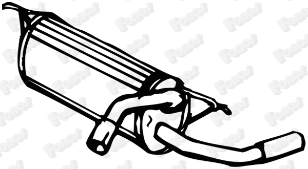 Rear Muffler (612354)