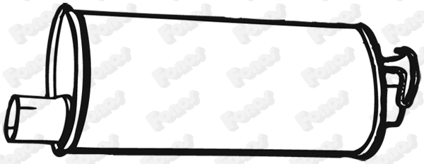 Rear Muffler (670744)