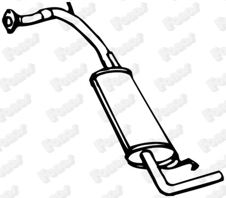 Rear Muffler (620509)