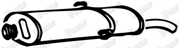 Rear Muffler (61537)