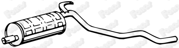 Rear Muffler (614507)