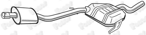 Centre Muffler (610560)