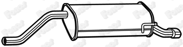 Rear Muffler (23671)