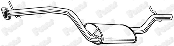 Rear Muffler (23101)
