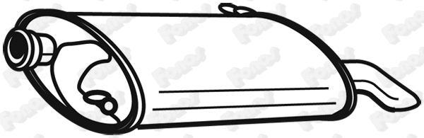 Rear Muffler (615233)