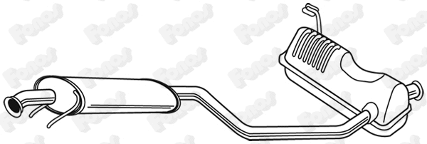 Centre Muffler (613302)