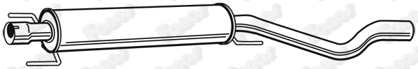 Centre Muffler (23148)