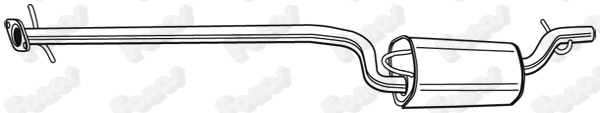 Centre Muffler (619331)