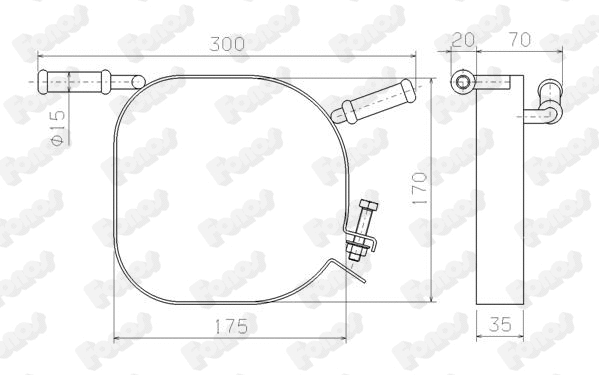 Mount, exhaust system (80595)