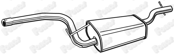 Centre Muffler (619326)
