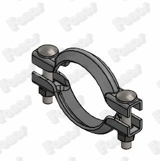 Clamping Piece, exhaust system