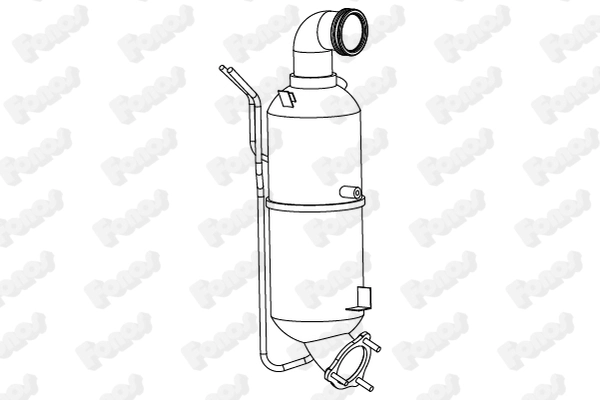 Soot/Particulate Filter, exhaust system (73411)