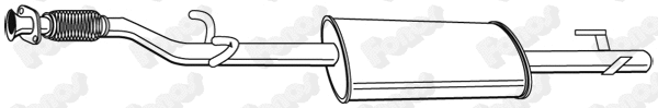 Centre Muffler (618958)