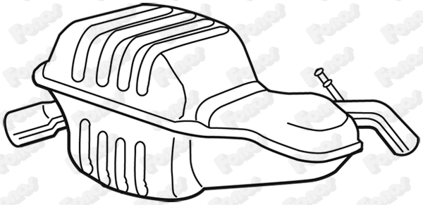 Rear Muffler (612911)