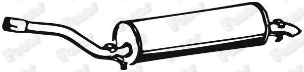 Rear Muffler (618211)