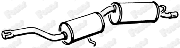 Rear Muffler (610171)