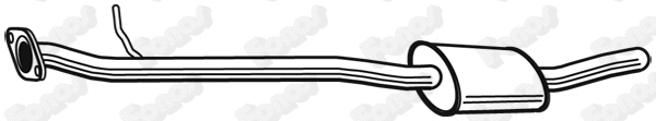 Centre Muffler (23741)