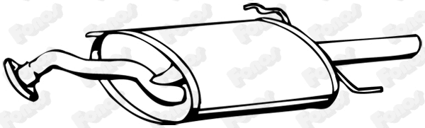 Rear Muffler (614350)