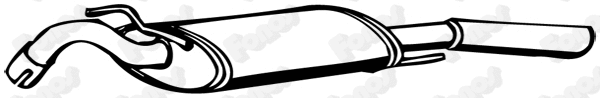 Rear Muffler (616111)