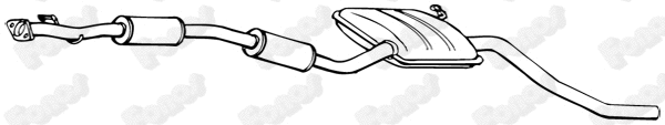 Centre Muffler (619428)
