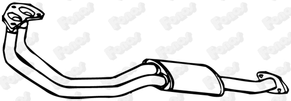 Front Muffler (619184)
