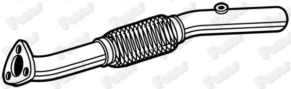 Corrugated Pipe, exhaust system (10644)