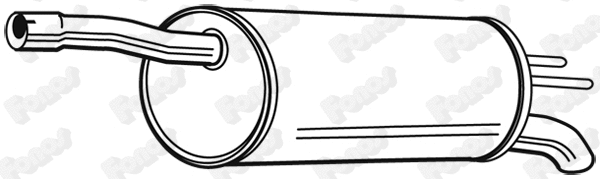 Rear Muffler (610912)