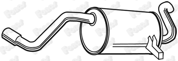 Rear Muffler (23399)