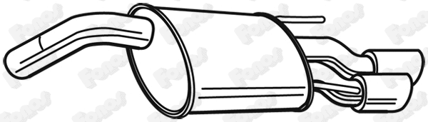 Rear Muffler (23679)