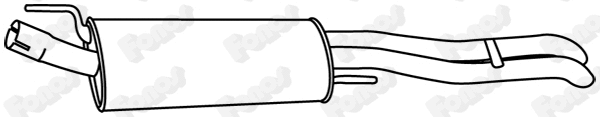 Rear Muffler (616677)