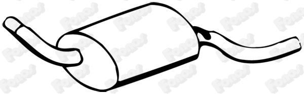 Rear Muffler (05458)