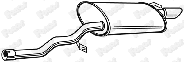 Rear Muffler (23490)