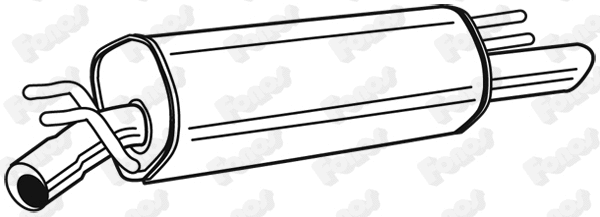 Rear Muffler (617924)