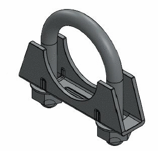 Clamping Piece, exhaust system