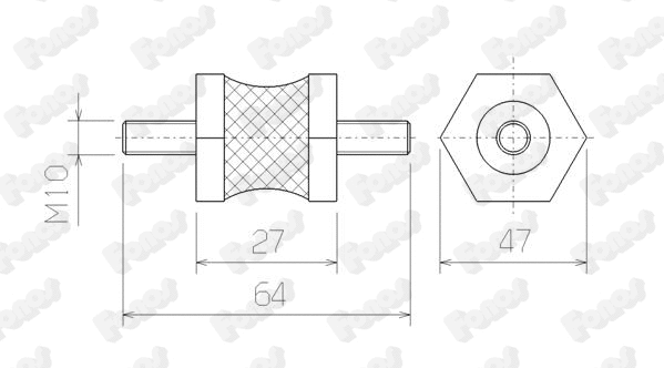 Rubber Strip, exhaust system (84054)