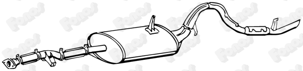 Rear Muffler (61861)
