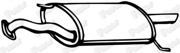 Rear Muffler (14360)