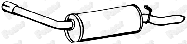 Rear Muffler (14605)